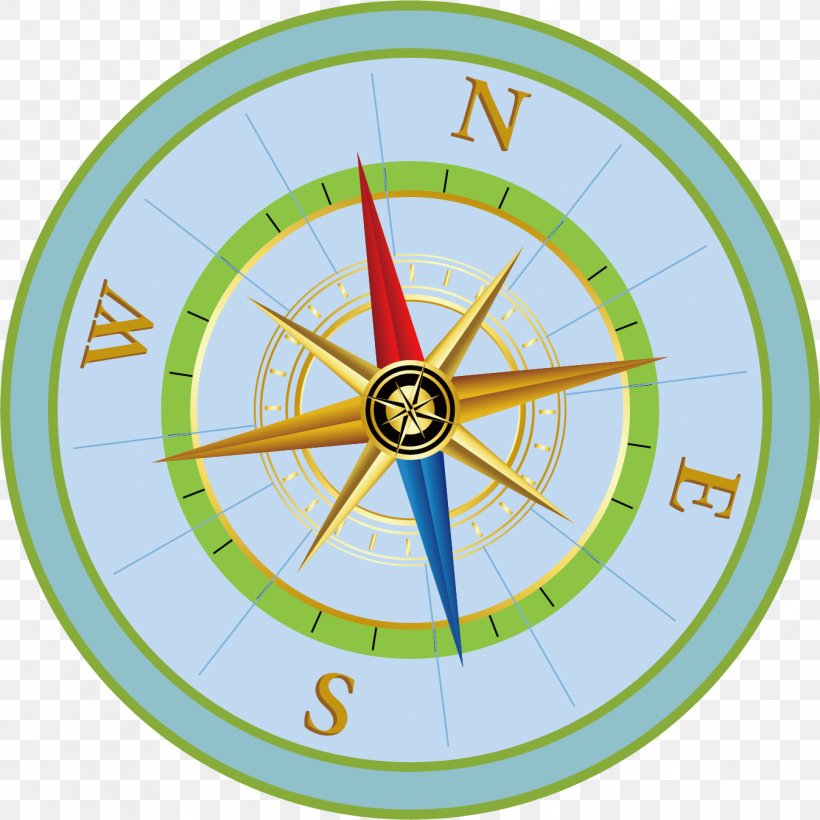 North Compass South, PNG, 1347x1348px, North, Area, Bicycle Wheel, Cartoon, Clock Download Free