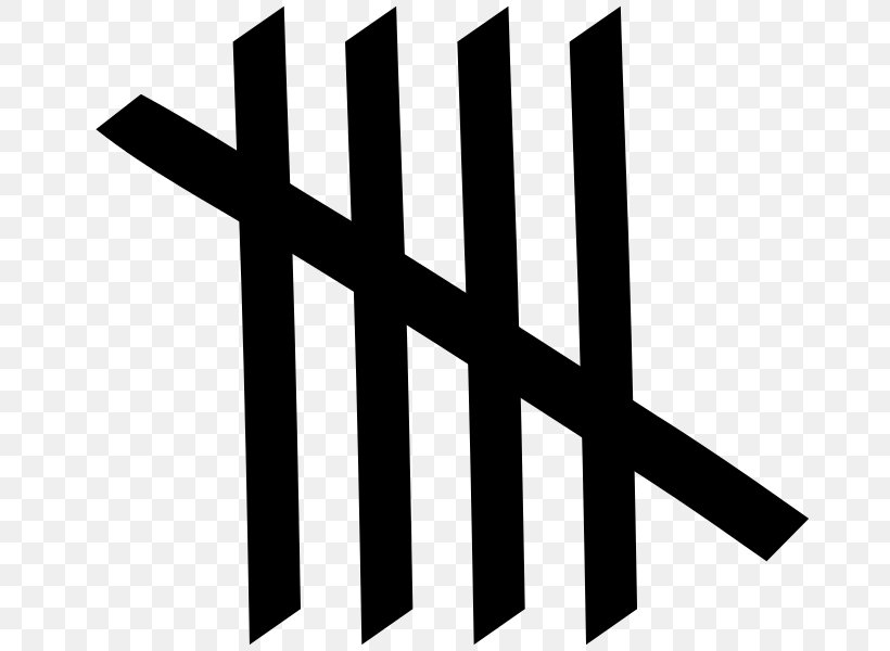 Tally Marks Tally Stick Mathematics Counting Clip Art, PNG, 680x600px, Tally Marks, Black, Black And White, Brand, Calculation Download Free