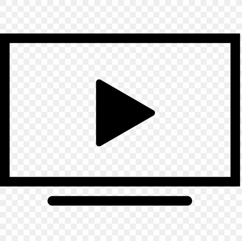 Television Show Download Icon Design, PNG, 1600x1600px, Television, Area, Black, Black And White, Brand Download Free