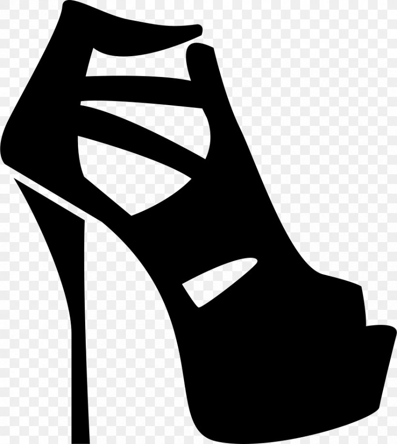 High-heeled Shoe Wedge, PNG, 876x980px, Highheeled Shoe, Black, Black And White, Clothing, Clothing Accessories Download Free
