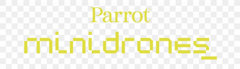 Logo Parrot AR.Drone Parrot Bebop 2 Unmanned Aerial Vehicle, PNG, 2664x773px, 3d Robotics, Logo, Area, Brand, Drone Racing Download Free