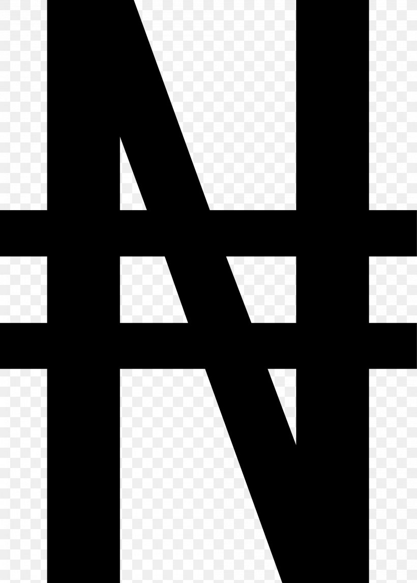 Nigerian Naira Currency Symbol South African Rand, PNG, 2000x2797px, Nigeria, Australian Dollar, Black, Black And White, Brand Download Free