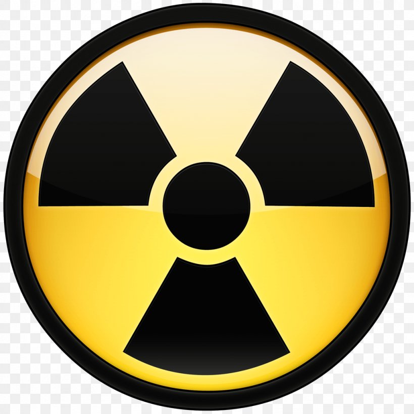 Radioactive Decay Hazard Symbol Ionizing Radiation, PNG, 1024x1024px, Radioactive Decay, Area, Biological Hazard, Brand, Hazard Symbol Download Free