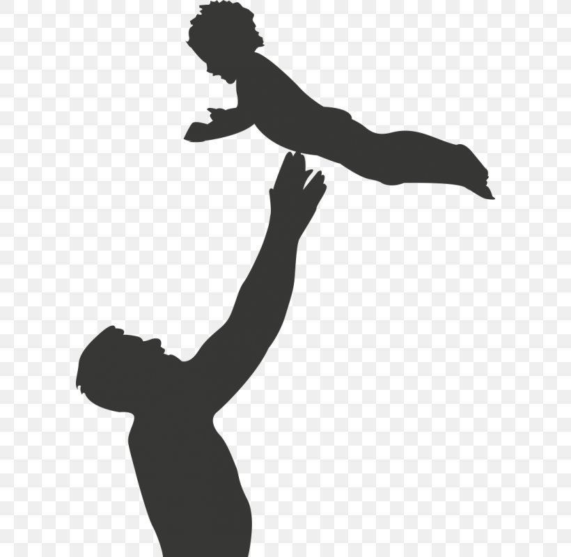 Silhouette Child Father Son, PNG, 800x800px, Silhouette, Arm, Balance, Black And White, Child Download Free