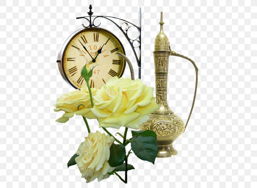 Yellow Flower Floral Design, PNG, 488x600px, Yellow, Clock, Color, Cut Flowers, Embroidery Download Free