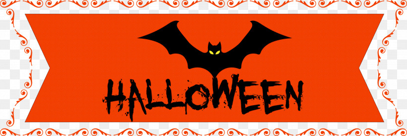 Happy Halloween Banner, PNG, 3000x1006px, Happy Halloween Banner, Batm, Biology, Character, Logo Download Free