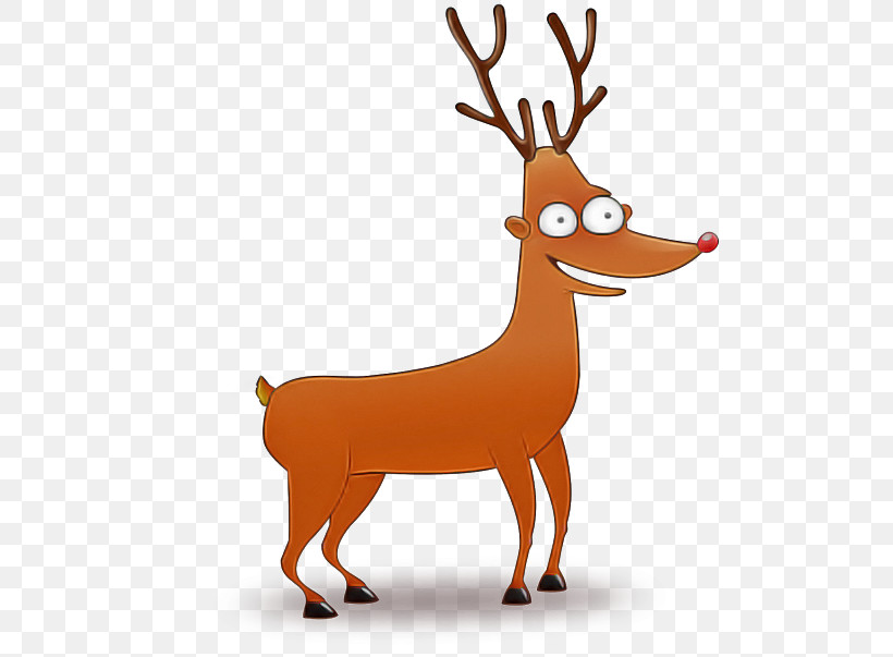 Reindeer, PNG, 500x603px, Reindeer, Cartoon, Deer, Fawn, Tail Download Free