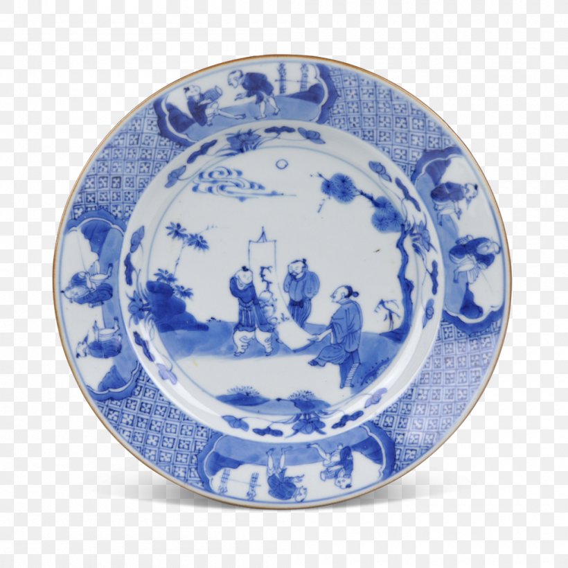 Blue And White Pottery Tableware Plate Porcelain Kraak Ware, PNG, 1000x1000px, Blue And White Pottery, Blue And White Porcelain, Bowl, Cobalt Blue, Cup Download Free