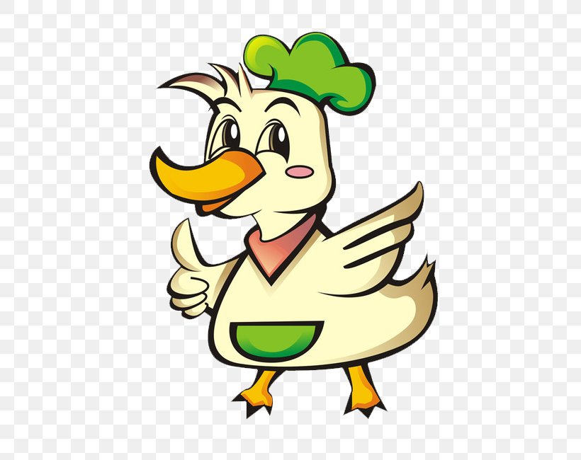 Duck Cartoon Chef Image, PNG, 650x650px, Duck, Animation, Artwork, Beak, Bird Download Free