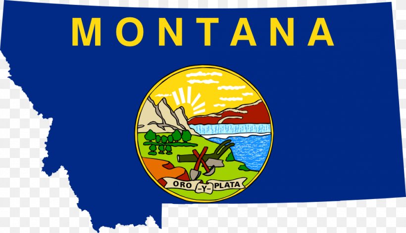Flag Of Montana State Flag Clip Art, PNG, 999x576px, Montana, Advertising, Area, Banner, Brand Download Free