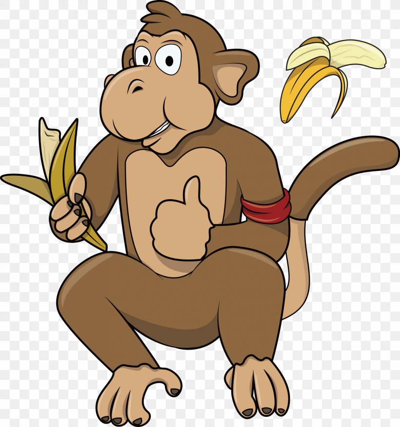 Monkeys Bananas, PNG, 1878x2009px, Monkey, Carnivoran, Cartoon, Fictional Character, Finger Download Free