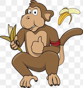 free clipart monkey banana