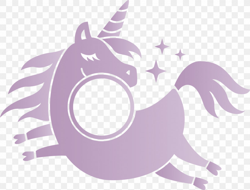 Unicorn Frame, PNG, 3000x2281px, Unicorn Frame, Animation, Cartoon, Dragon, Logo Download Free