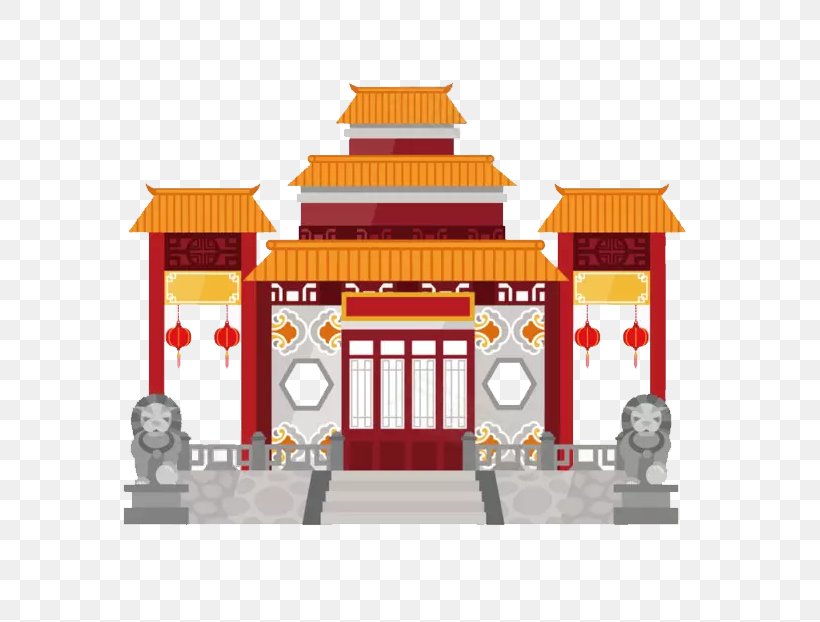 Vector Graphics Illustration Clip Art Architecture Image, PNG, 672x622px, Architecture, Arch, Art, Building, Chinese Architecture Download Free