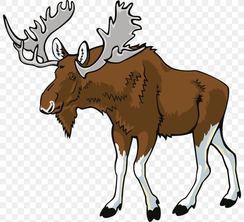 Deer Elk Moose Clip Art, PNG, 800x746px, Deer, Animal, Antler, Cattle Like Mammal, Elk Download Free