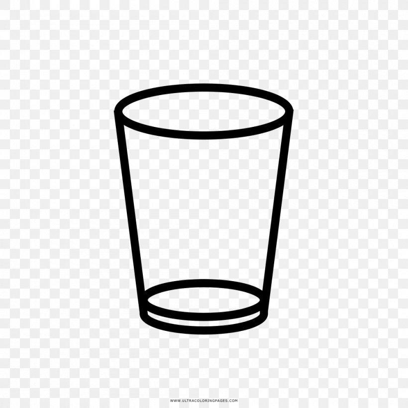 Pint Glass Coloring Book Table-glass Drawing Cup, PNG, 1000x1000px, Pint Glass, Area, Black And White, Coloring Book, Cup Download Free