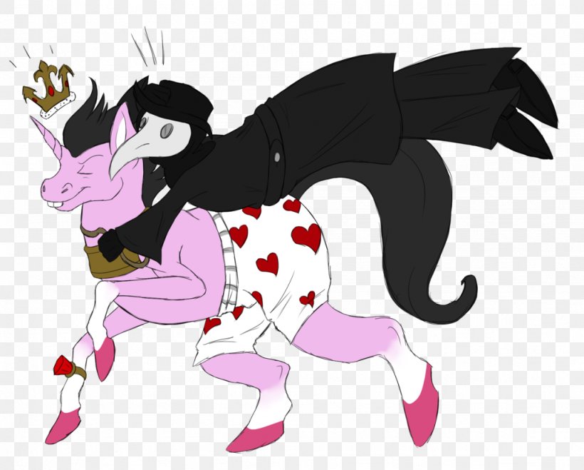Horse Legendary Creature Pink M Clip Art, PNG, 1024x823px, Watercolor, Cartoon, Flower, Frame, Heart Download Free