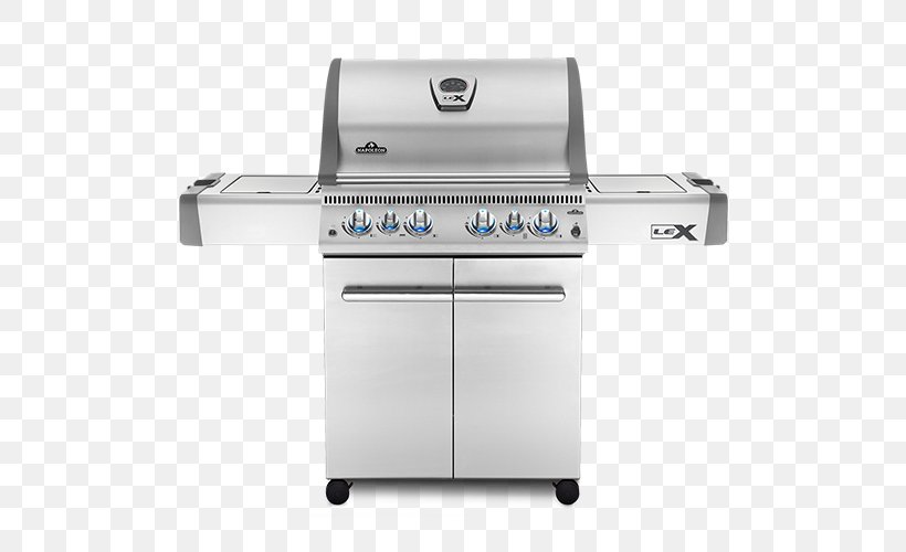 Barbecue Napoleon Grills LEX 485 Gas Burner Natural Gas Propane, PNG, 500x500px, Barbecue, Brenner, British Thermal Unit, Cooking, Gas Download Free