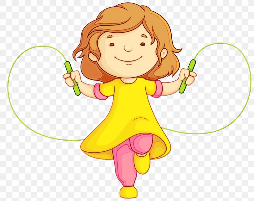 Cartoon Clip Art Skipping Rope Hula Hoop Fictional Character, PNG, 1600x1268px, Watercolor, Cartoon, Fictional Character, Happy, Hula Hoop Download Free