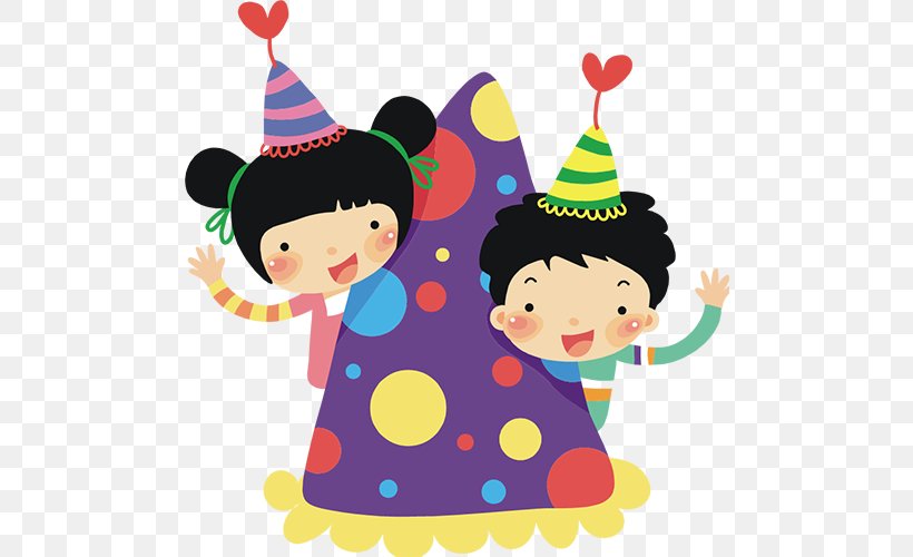 Clip Art Party Hat Children's Party Birthday, PNG, 500x500px, Party Hat, Art, Artwork, Baby Toys, Balloon Download Free