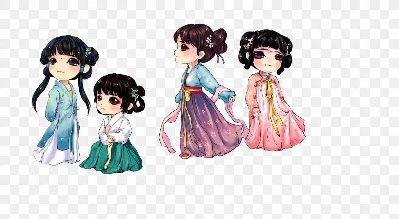 Hanfu Movement Budaya Tionghoa Han Chinese Folk Costume, PNG, 1600x880px, Watercolor, Cartoon, Flower, Frame, Heart Download Free