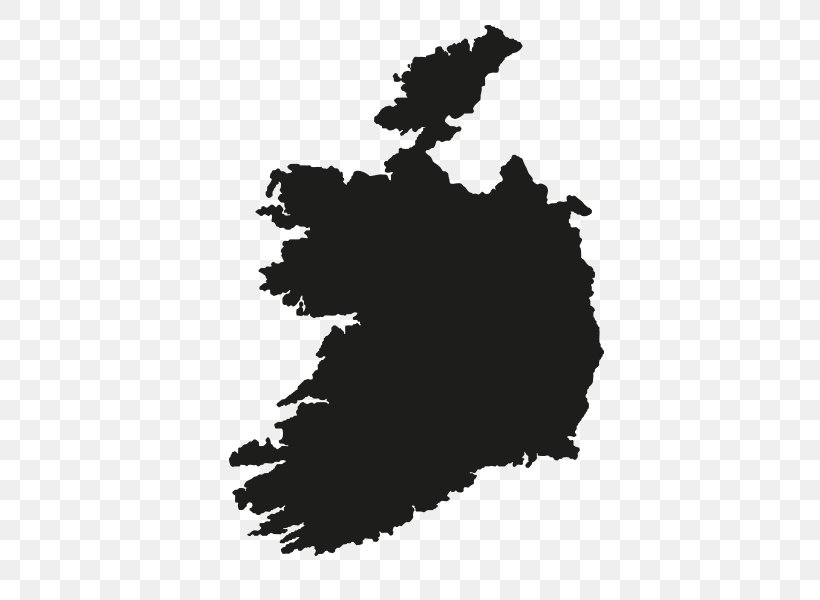 Republic Of Ireland Vector Graphics Illustration Blank Map, PNG, 532x600px, Republic Of Ireland, Black, Black And White, Blank Map, Ireland Download Free