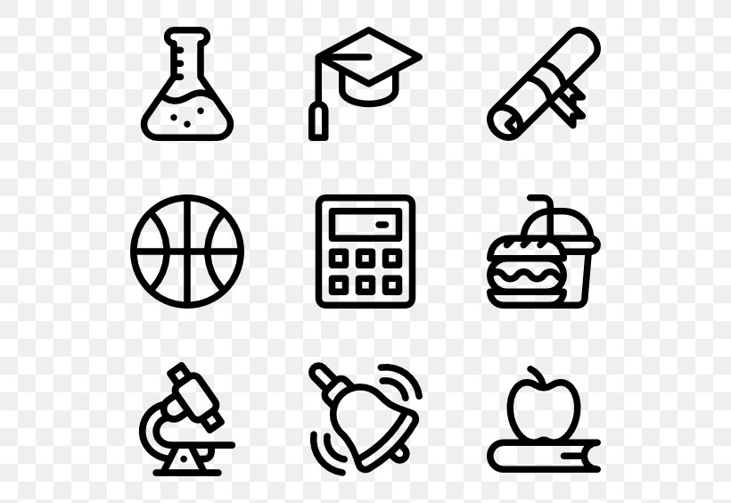 Schoolvector, PNG, 600x564px, Icon Design, Area, Art, Black, Black And White Download Free