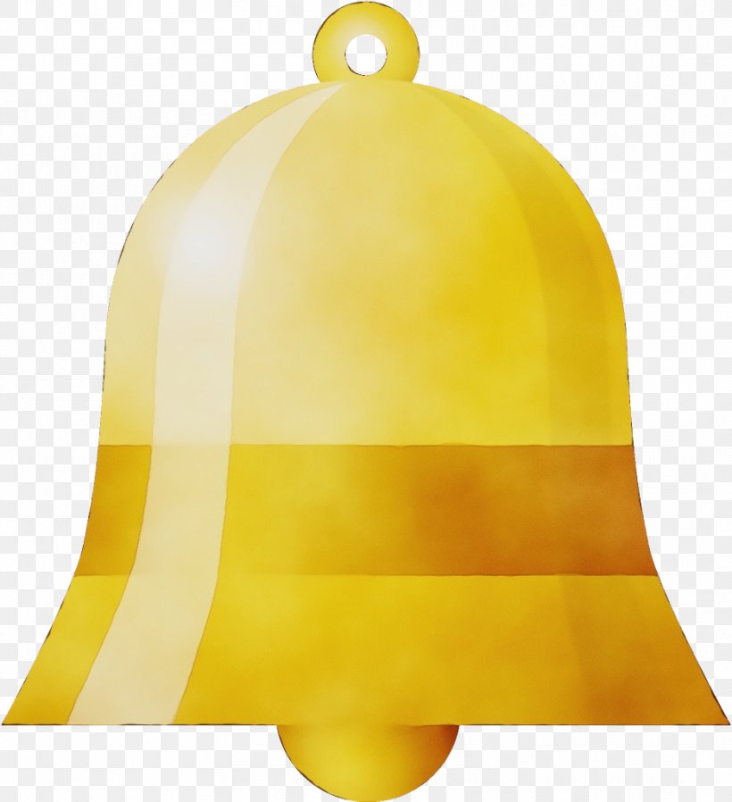 Yellow Bell Headgear, PNG, 936x1026px, Watercolor, Bell, Headgear, Paint, Wet Ink Download Free