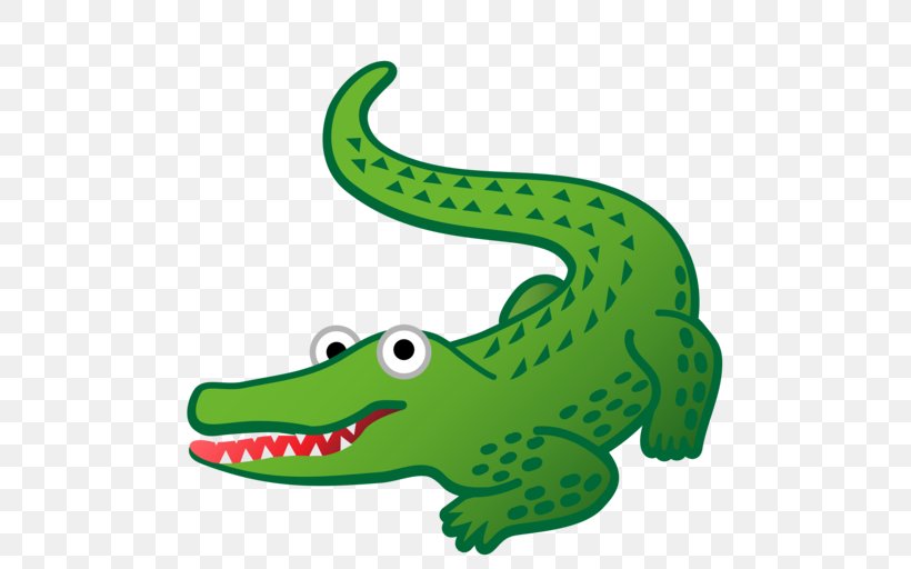 Alligator American Crocodile Emoji, PNG, 512x512px, Alligator, Alligators, American Crocodile, Amphibian, Animal Figure Download Free