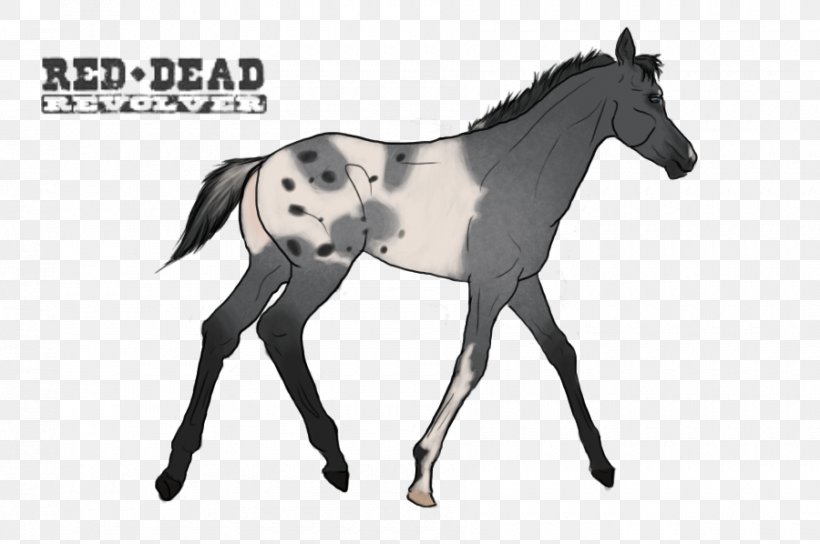 Mustang Red Dead Revolver Foal PlayStation 2 Stallion, PNG, 900x598px, Mustang, Animal Figure, Bridle, Colt, Foal Download Free