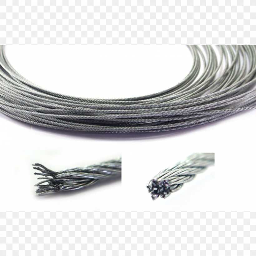 Wire Rope Galvanization Electricity, PNG, 1000x1000px, Wire, Cable, Diagram, Electric Motor, Electrical Conductor Download Free