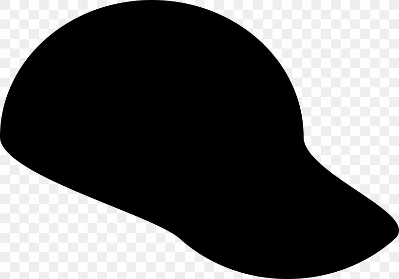 Baseball Cap Hat Clip Art, PNG, 2400x1685px, Baseball Cap, Baseball, Black, Black And White, Bowler Hat Download Free