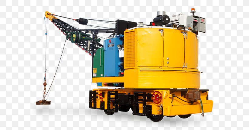 Crane Rail Transport Machine Track Railroad Tie, PNG, 640x430px, Crane, Construction Equipment, Goods Wagon, Industry, Locomotive Download Free
