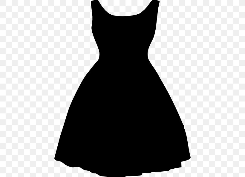 Little Black Dress Wedding Dress Clip Art, PNG, 456x593px, Little Black Dress, Black, Black And White, Bride, Clothing Download Free