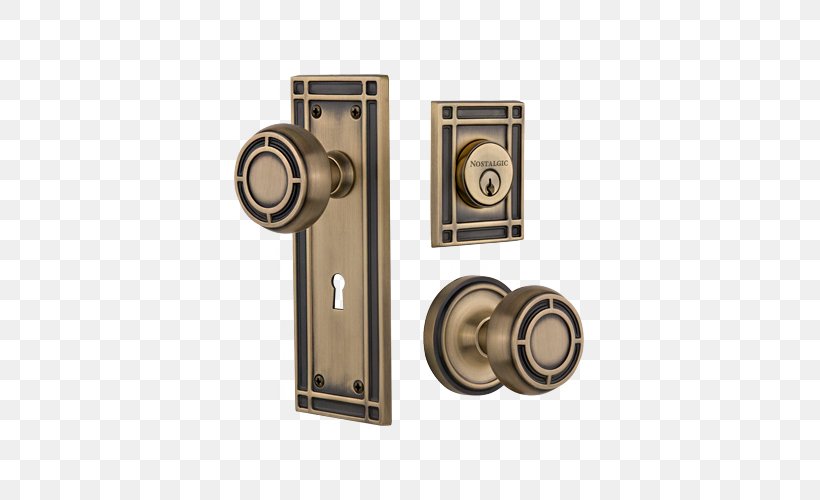 Lock 01504 Door Handle Brass, PNG, 520x500px, Lock, Arts And Crafts Movement, Brass, Door, Door Handle Download Free