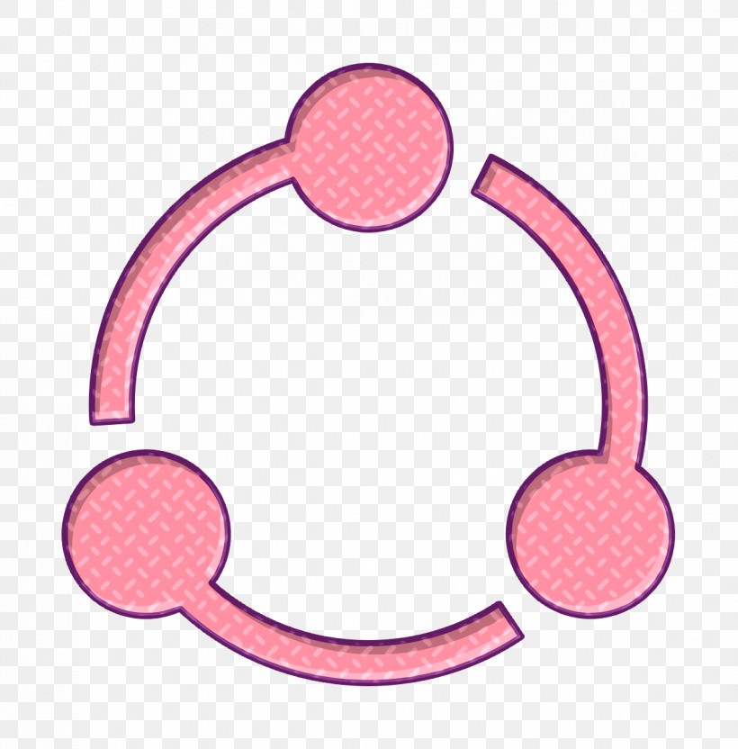 Social Media Icon Share Icon, PNG, 1186x1204px, Social Media Icon, Circle, Nose, Pink, Share Icon Download Free