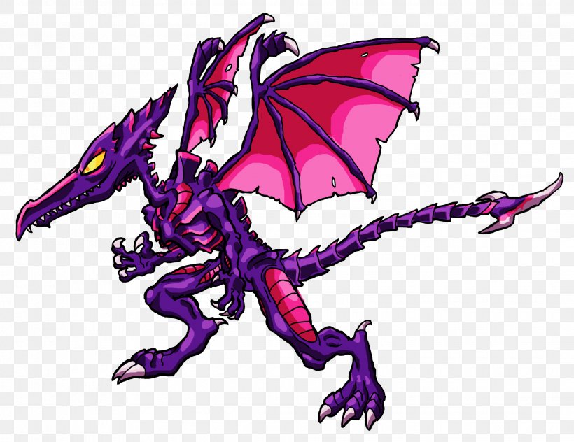 Super Smash Bros. For Nintendo 3DS And Wii U Ridley Sprite Dragon Metroid, PNG, 2272x1752px, Ridley, Art, Bowser, Demon, Dragon Download Free