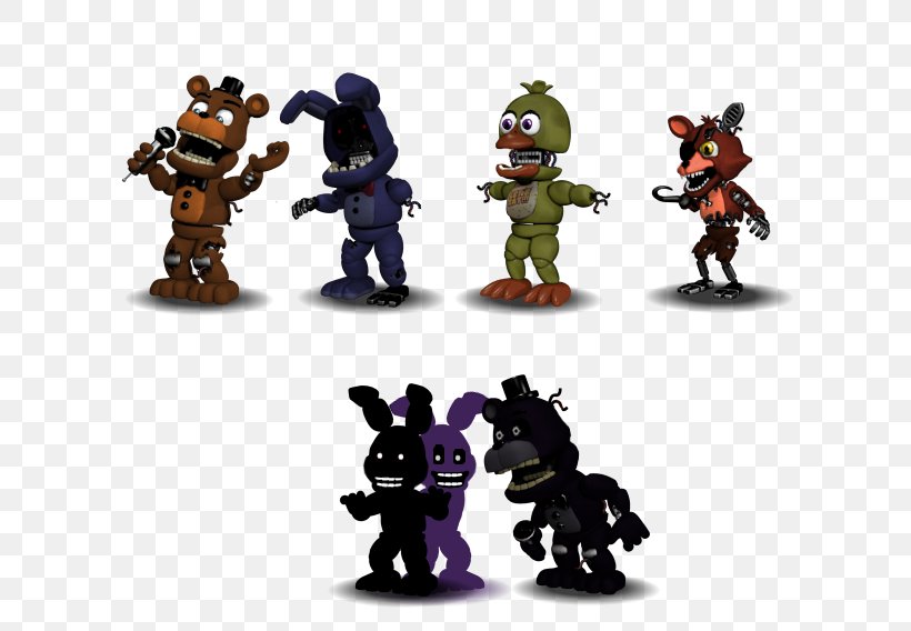 Five Nights At Freddy's 2 FNaF World Five Nights At Freddy's 3 Five Nights At Freddy's 4, PNG, 723x568px, Fnaf World, Action Figure, Animatronics, Endoskeleton, Fan Art Download Free