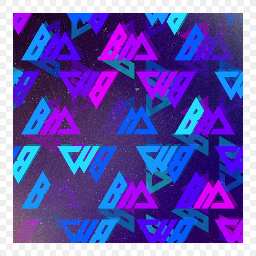 Graphic Design Triangle Pattern, PNG, 1000x1000px, Triangle, Cobalt Blue, Electric Blue, Magenta, Purple Download Free