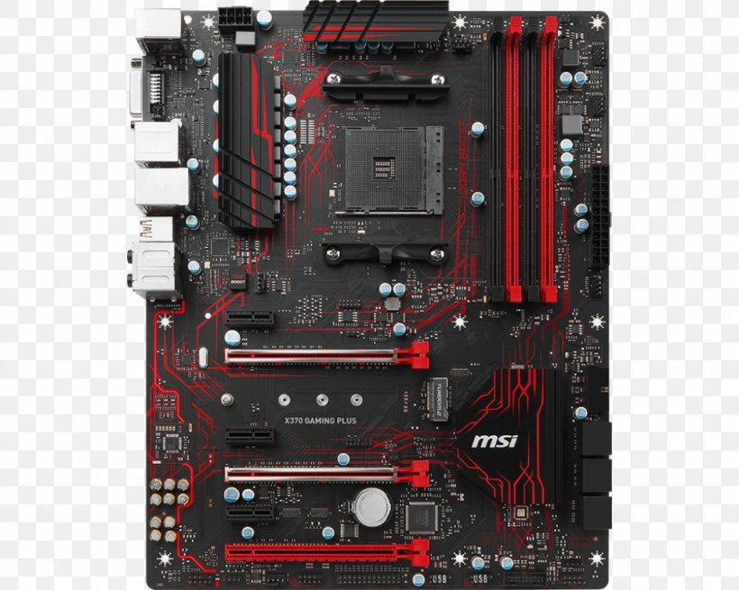 Socket AM4 Motherboard MSI X370 KRAIT GAMING MSI X370 GAMING PRO CARBON, PNG, 1024x819px, Socket Am4, Asus Prime X370pro, Atx, Chipset, Computer Accessory Download Free