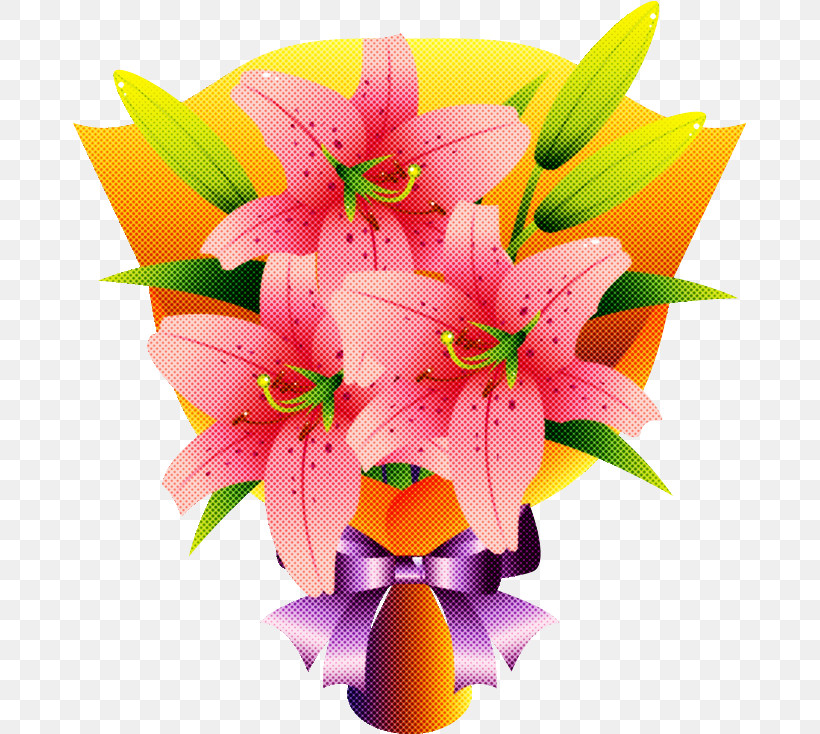 Lilium Bouquet Flower Bouquet Flower Bunch, PNG, 675x734px, Lilium Bouquet, Bouquet, Cattleya, Cut Flowers, Floristry Download Free