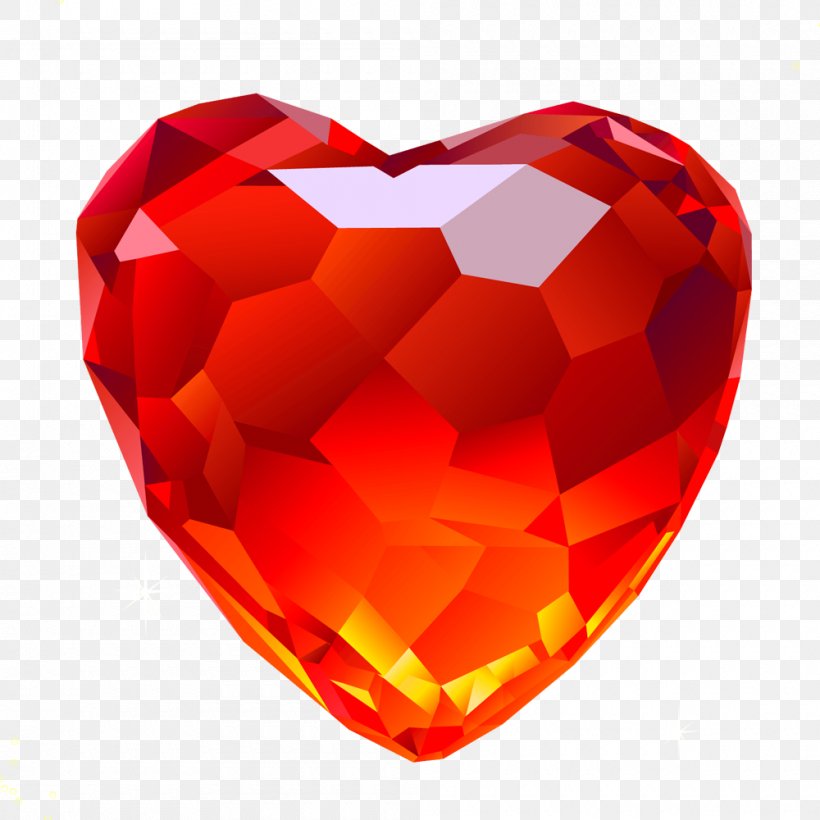 Red Diamonds Heart Clip Art, PNG, 1000x1000px, Diamond, Display Resolution, Gemstone, Heart, Image File Formats Download Free