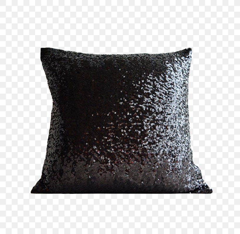Throw Pillows Cushion Room Sequin, PNG, 800x800px, Throw Pillows, Apartment, Black, Cushion, Fake Fur Download Free