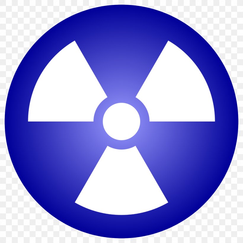 Hazard Symbol Radioactive Decay Sign, PNG, 1024x1024px, Symbol, Area, Biological Hazard, Blue, Diagram Download Free