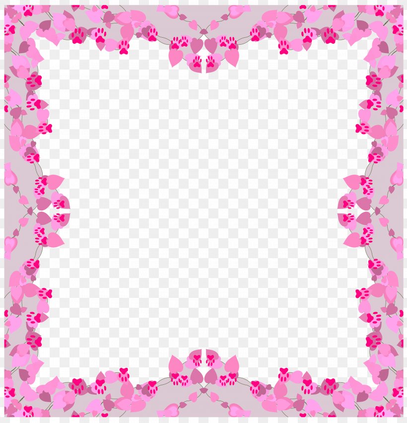 Download, PNG, 2583x2686px, Image Editing, Area, Border, Flower, Heart Download Free