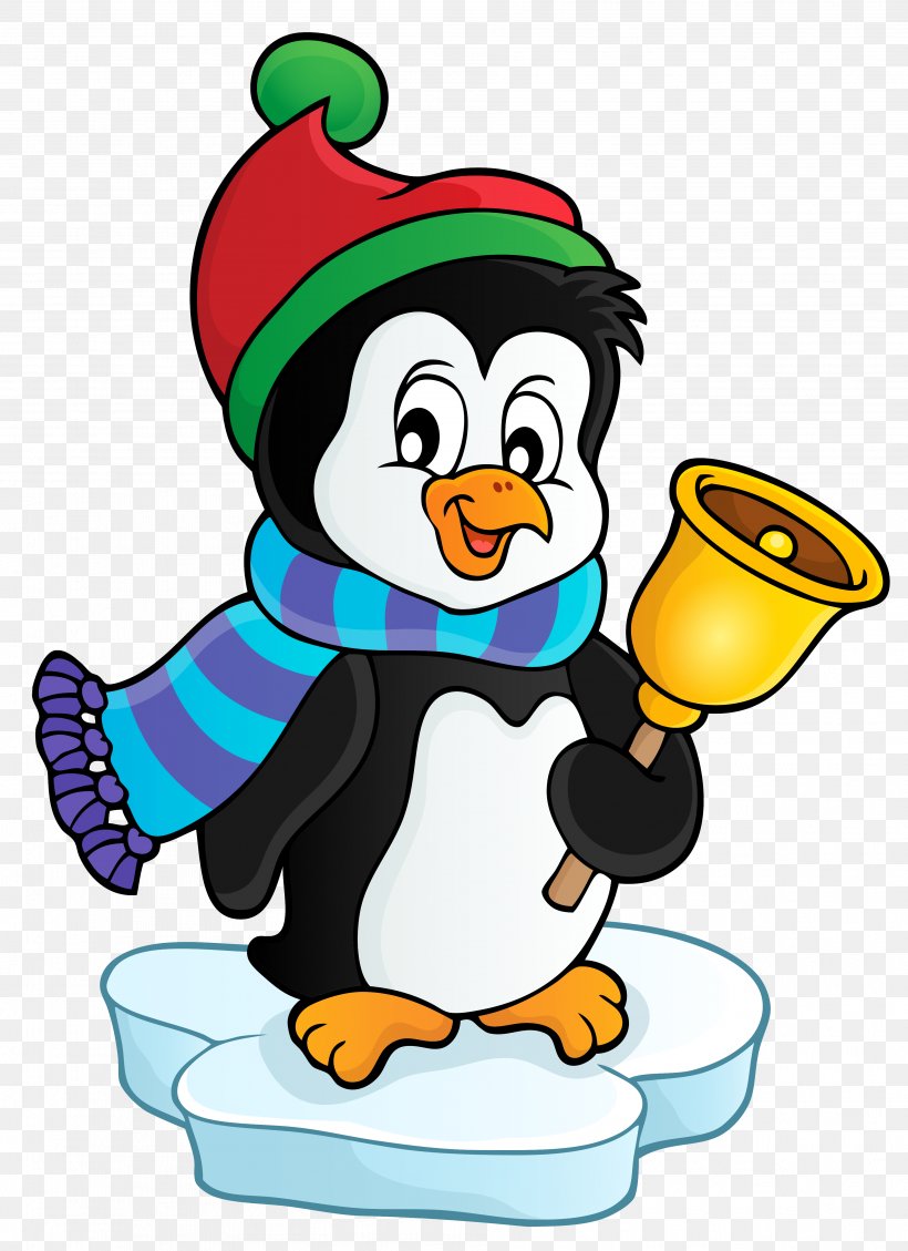 Penguin Flightless Bird Santa Claus Clip Art, PNG, 3774x5198px, Penguin, Artwork, Beak, Bird, Cartoon Download Free