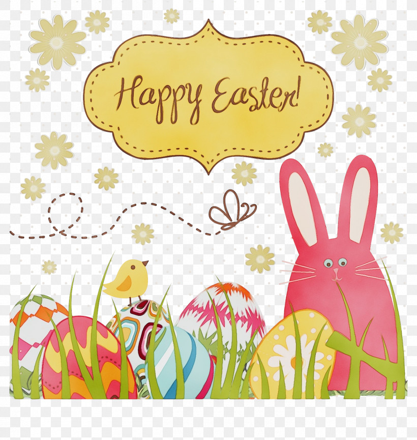 Easter Bunny, PNG, 1310x1382px, Watercolor, Easter, Easter Bunny, Easter Egg, Paint Download Free