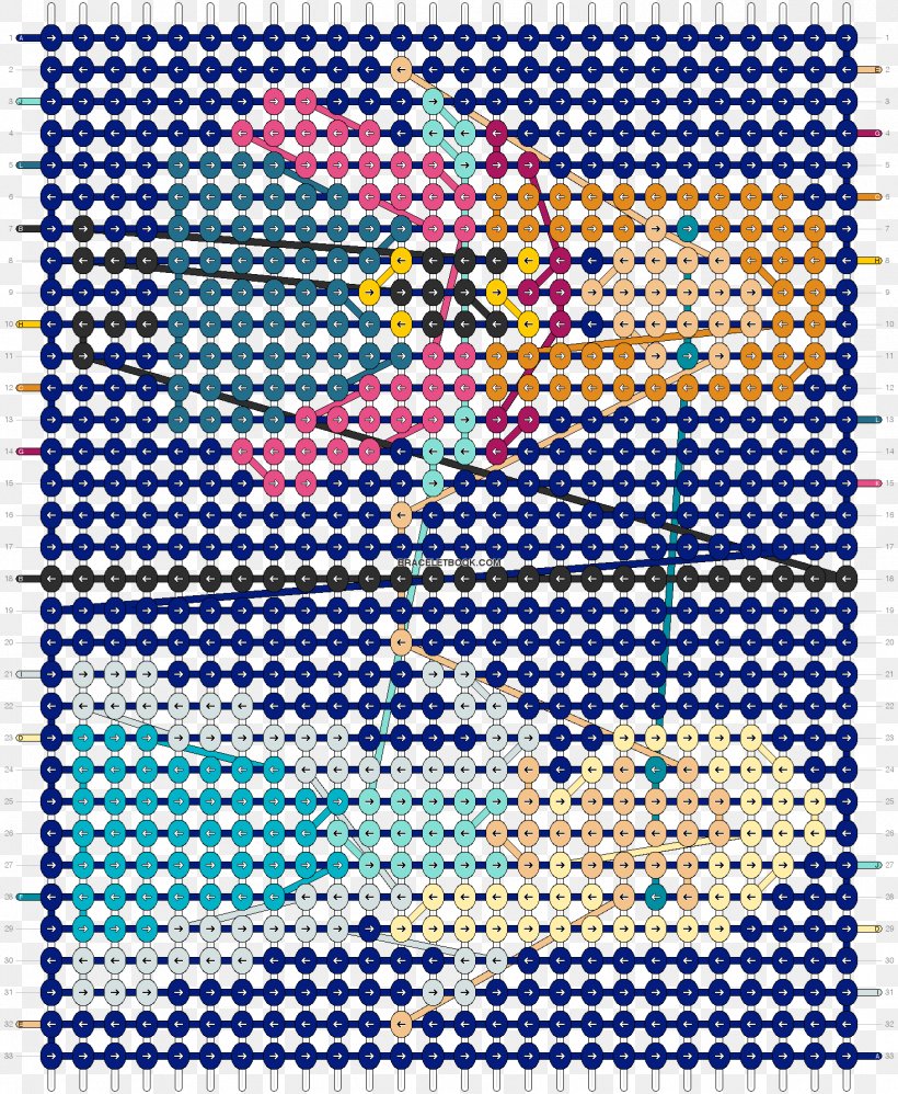 Friendship Bracelet Pattern Bead, PNG, 1468x1788px, Friendship Bracelet, Area, Art, Bead, Blue Download Free