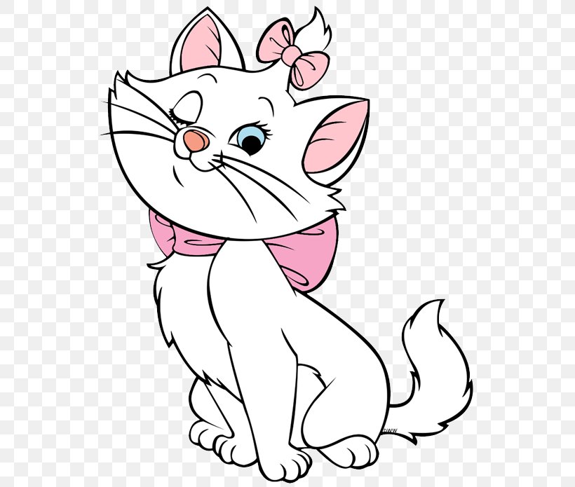 Kitten Marie Paper Whiskers Cat, PNG, 542x695px, Watercolor, Cartoon, Flower, Frame, Heart Download Free
