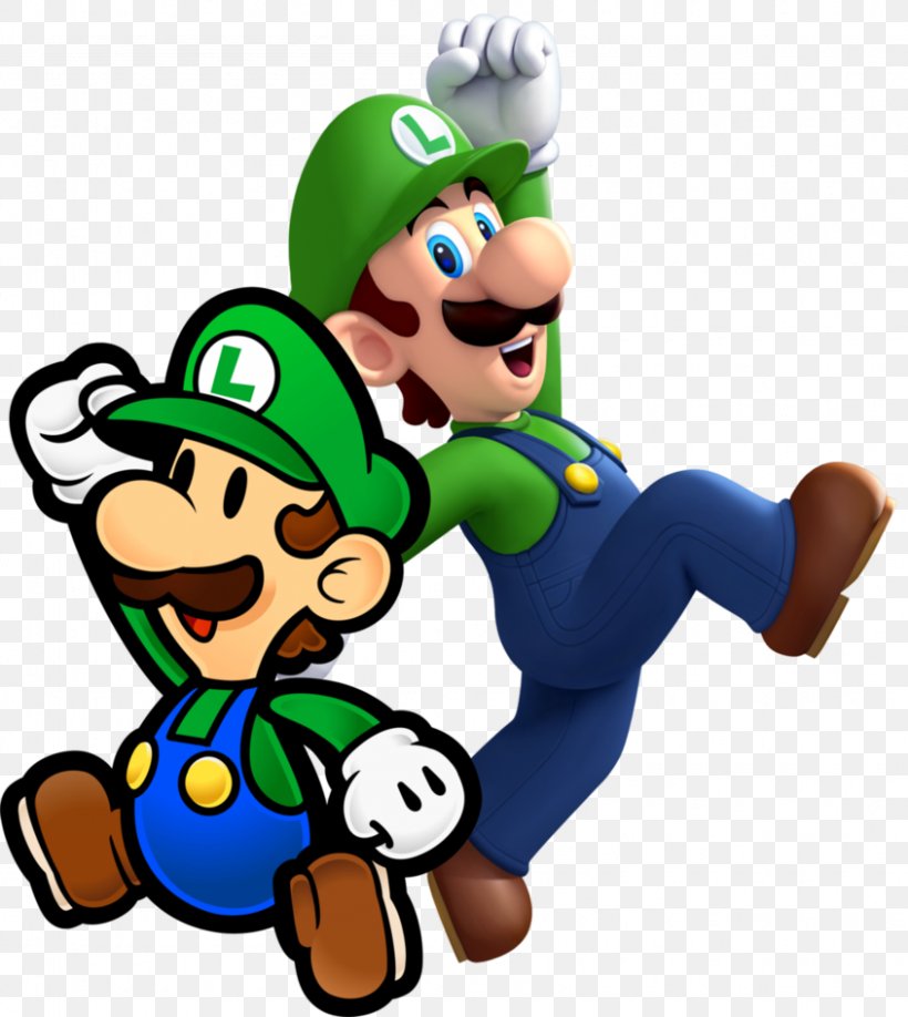 Mario & Luigi: Paper Jam Super Paper Mario Mario & Luigi: Partners In Time, PNG, 845x946px, Luigi, Bowser, Cartoon, Fictional Character, Finger Download Free